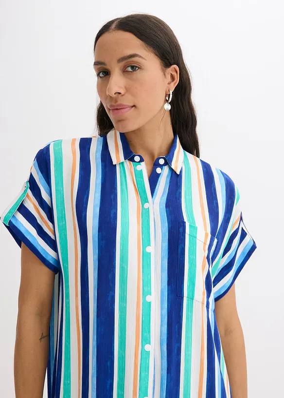 Robe-chemise en viscose fluide, bonprix