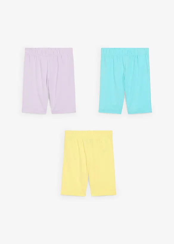 Lot de 3 cyclistes en coton extensible, bonprix