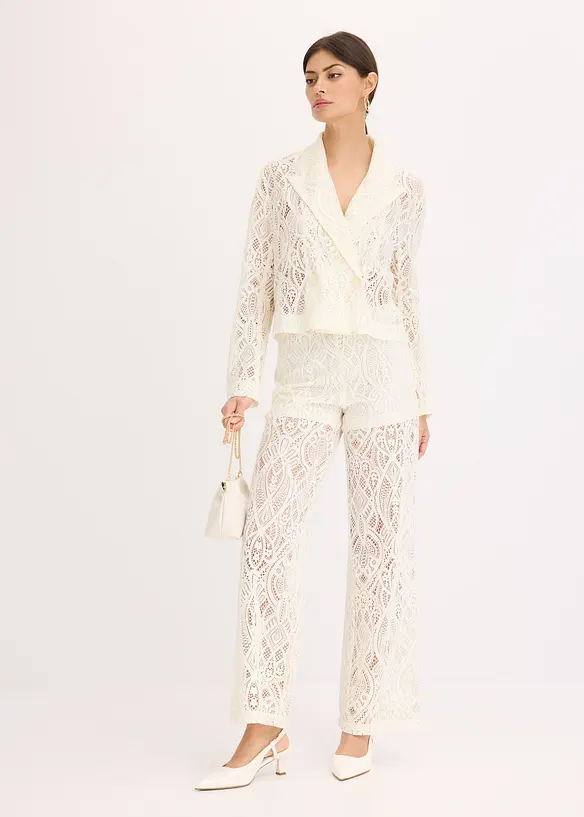 Pantalon en dentelle, bonprix