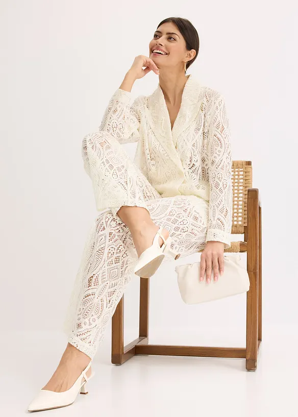 Pantalon en dentelle, bonprix