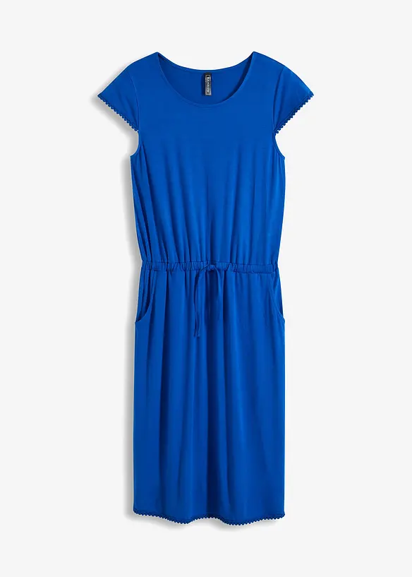 Robe midi en jersey viscose extensible, bonprix