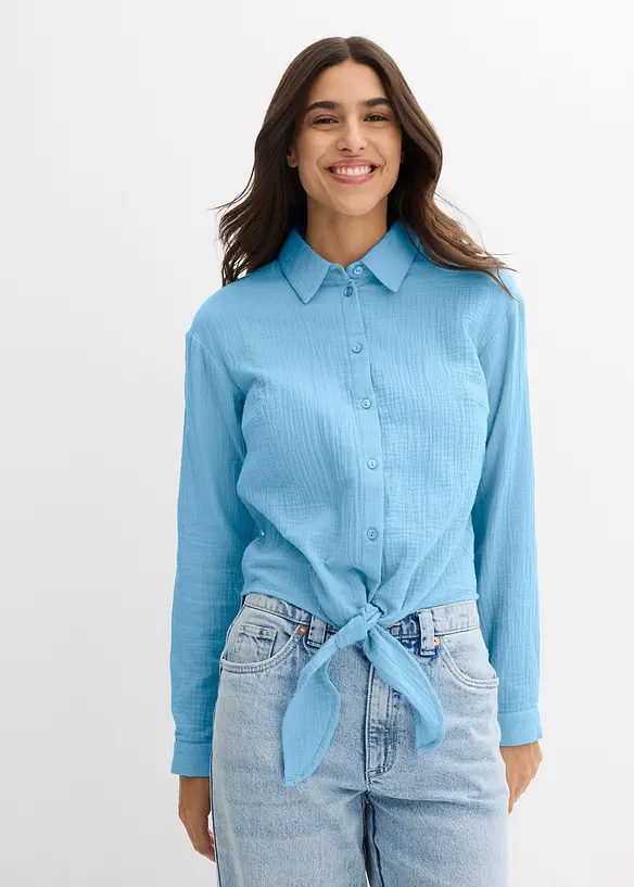 Chemisier en gaze de coton, bonprix