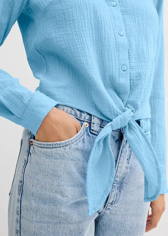 Chemisier en gaze de coton, bonprix