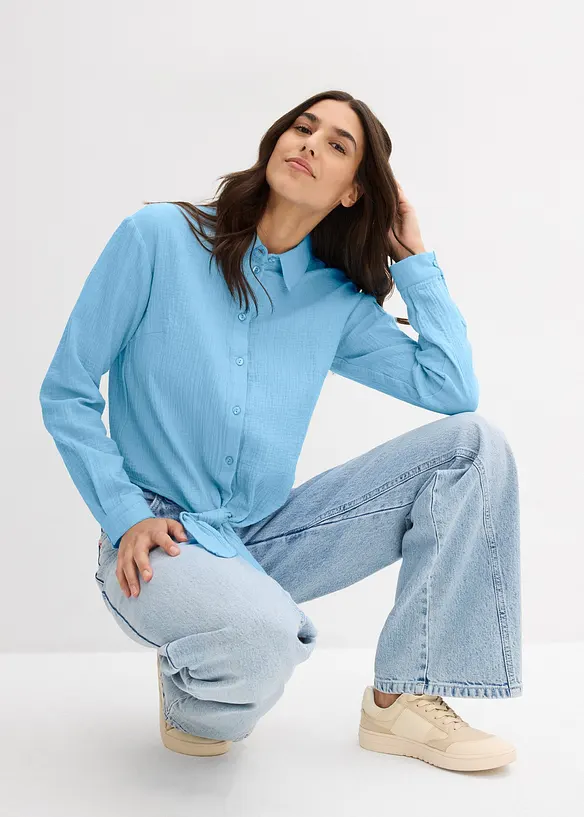 Chemisier en gaze de coton, bonprix