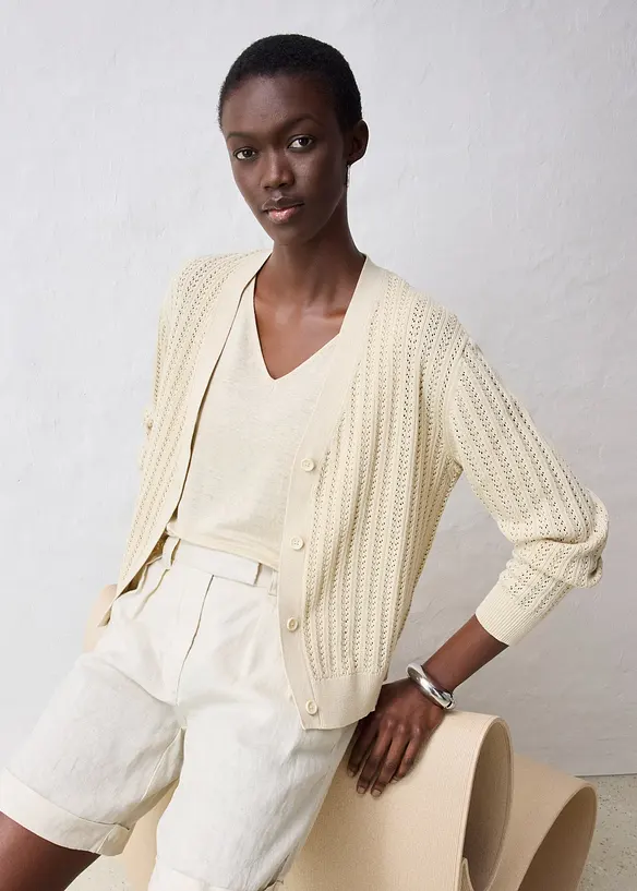 Bermuda 100 % lin, bonprix