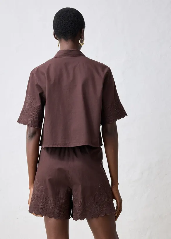 Chemisier court avec soie, bonprix