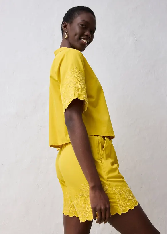 Chemisier court avec soie, bonprix