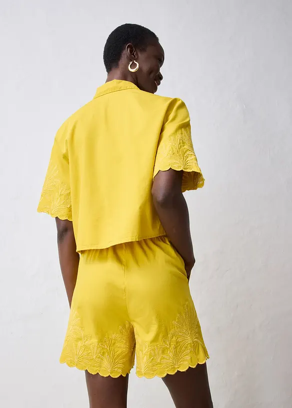 Chemisier court avec soie, bonprix