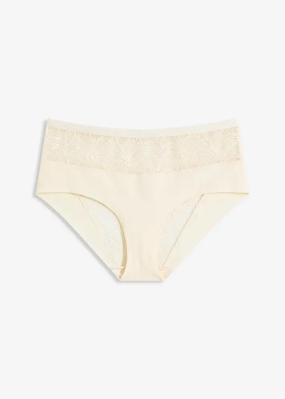Culotte Maxi avec dentelle, découpes laser, bonprix