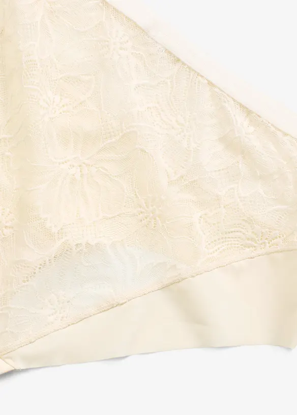 Culotte Maxi avec dentelle, découpes laser, bonprix