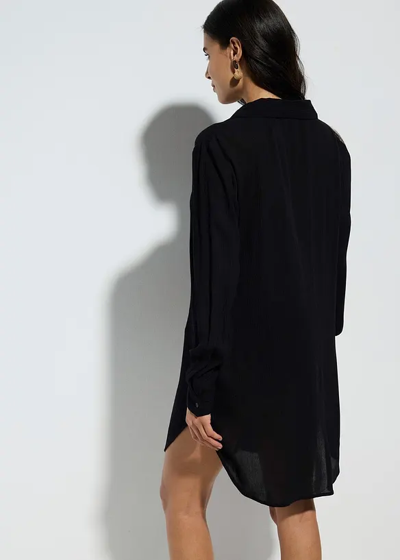 Robe-chemise de plage en viscose fluide, bonprix