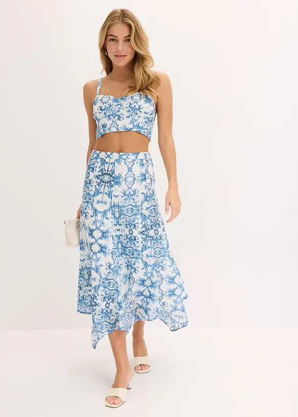 Jupe longue à pointes, bonprix