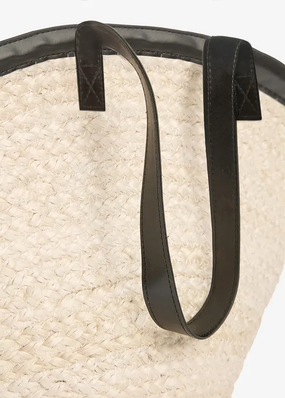 Cabas en paille, bonprix