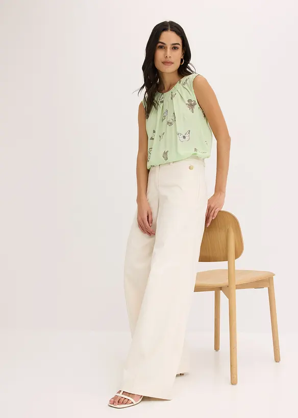 Top-blouse en viscose fluide, bonprix