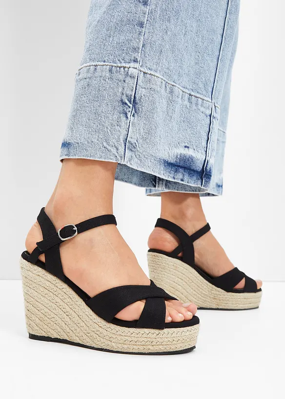 Sandales compensées, bonprix