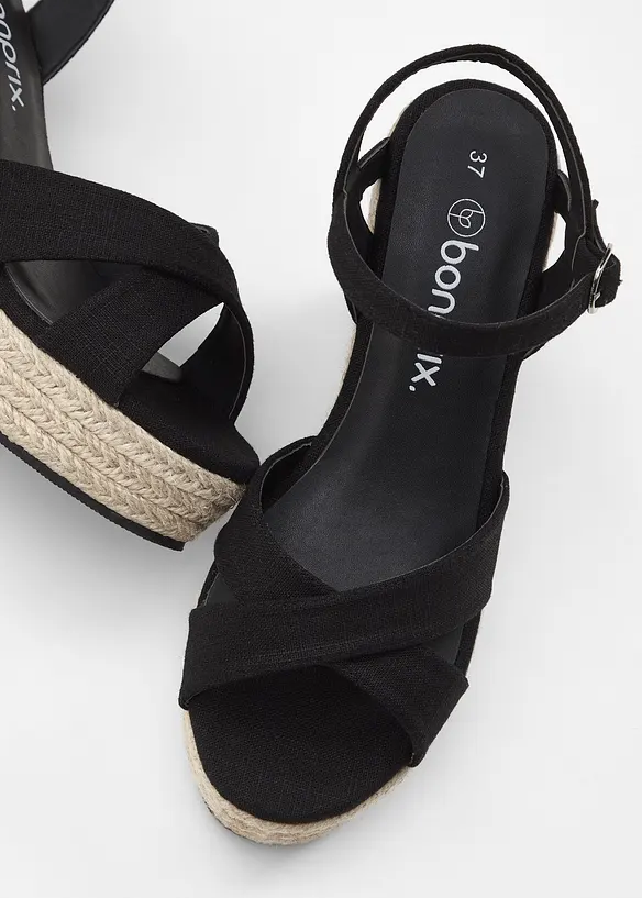 Sandales compensées, bonprix