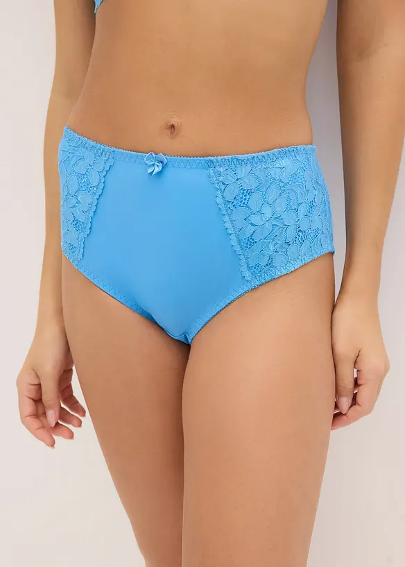 Lot de 2 slips Maxi avec dentelle, bonprix