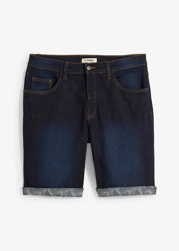 Bermuda en jean extensible, Regular, bonprix