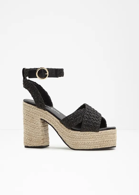 Sandales à talons et plateformes, bonprix