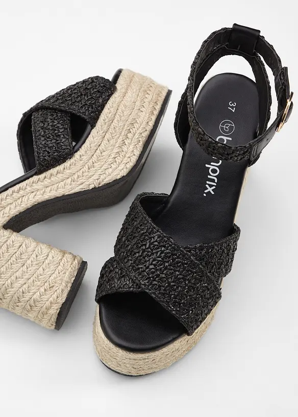 Sandales à talons et plateformes, bonprix