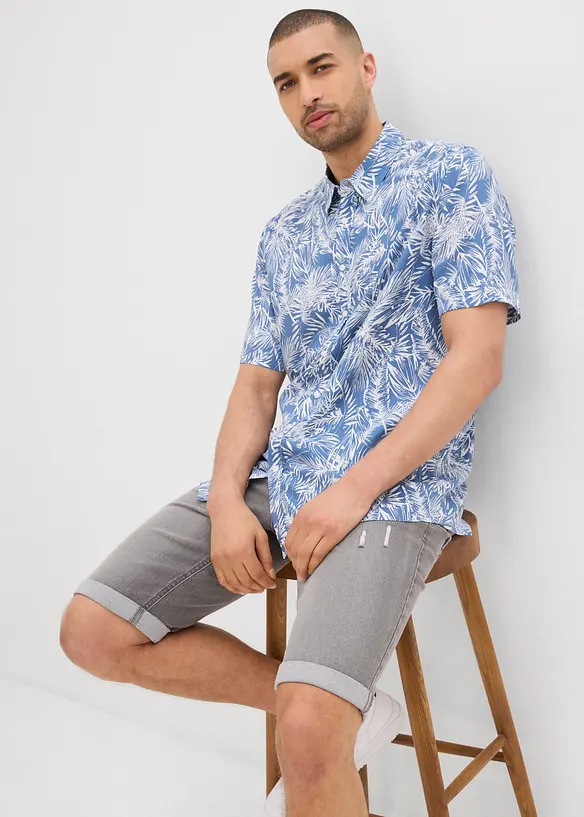 Chemise manches courtes en viscose, bonprix