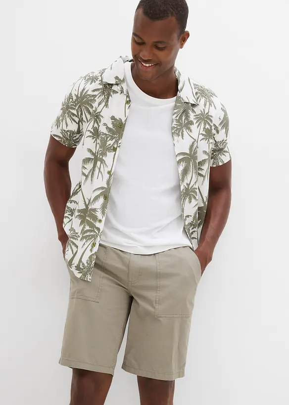 Bermuda à taille élastiquée, Regular, bonprix