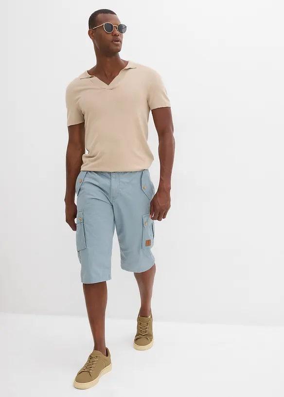 Bermuda cargo 100% coton, Regular, bonprix