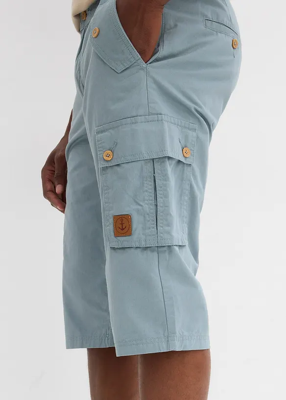 Bermuda cargo 100% coton, Regular, bonprix