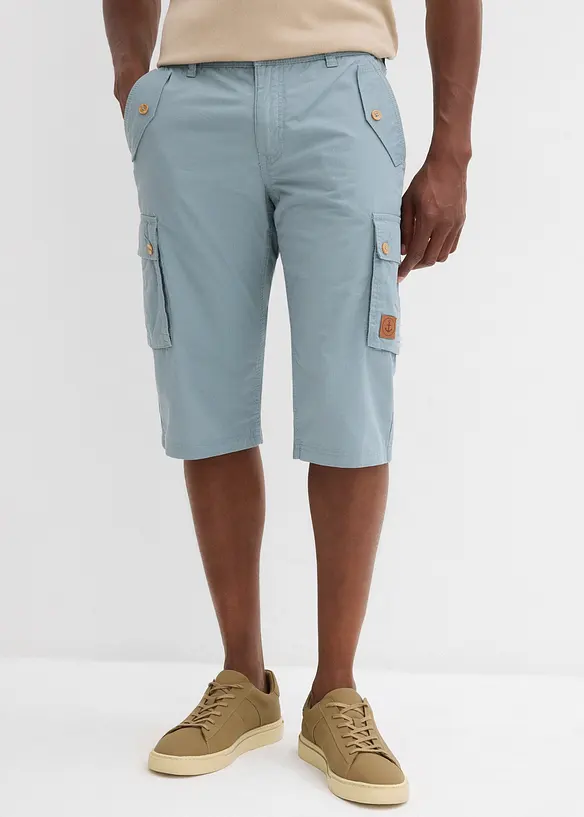 Bermuda cargo 100% coton, Regular, bonprix