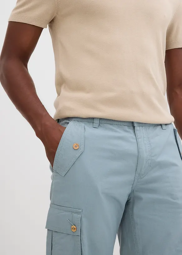 Bermuda cargo 100% coton, Regular, bonprix