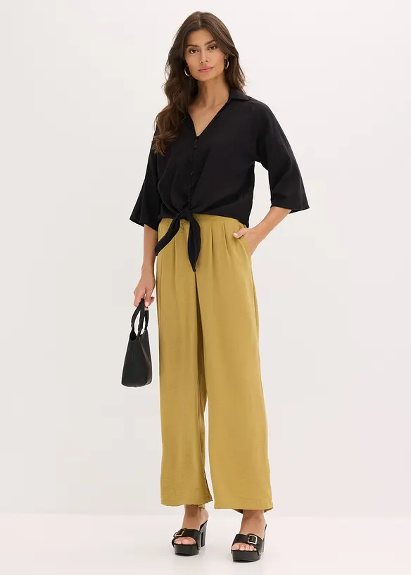 Chemisier en lin mélangé, bonprix