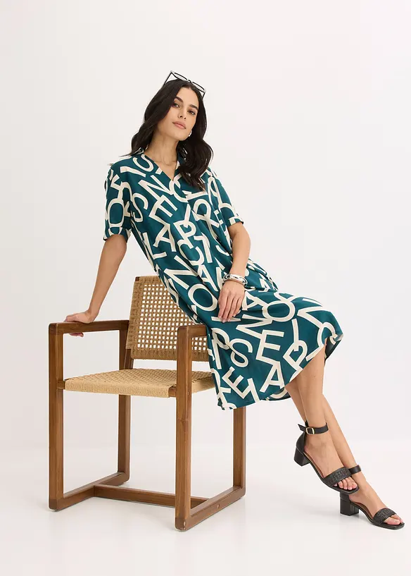 Robe en viscose fluide, bonprix