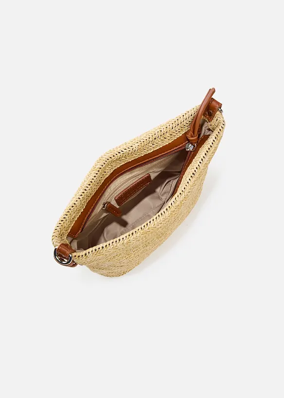 Sac à bandoulière aspect paille, bonprix