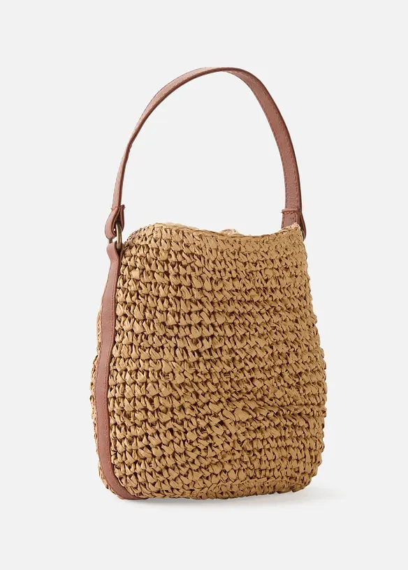 Sac seau en paille, bonprix