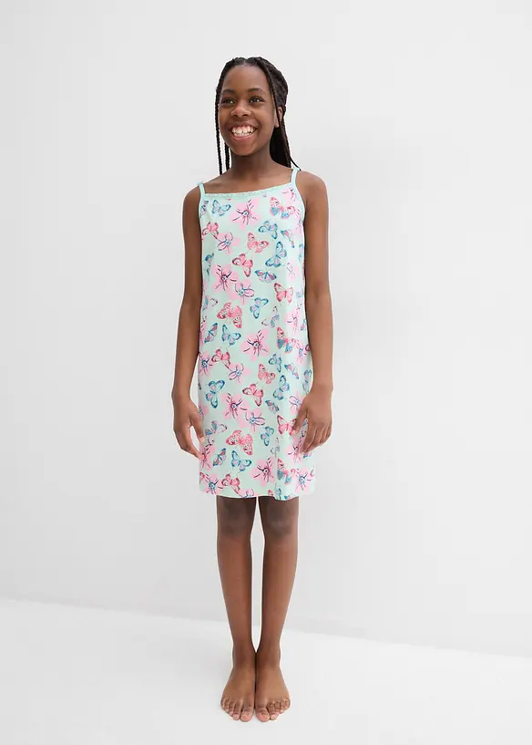 Lot de 2 nuisettes fille avec coton doux, bonprix