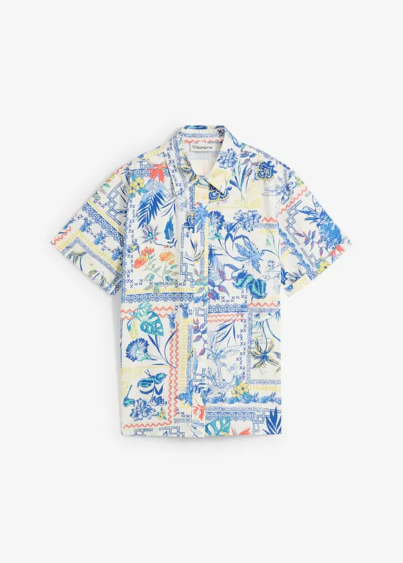 Chemisier en coton et soie, bonprix