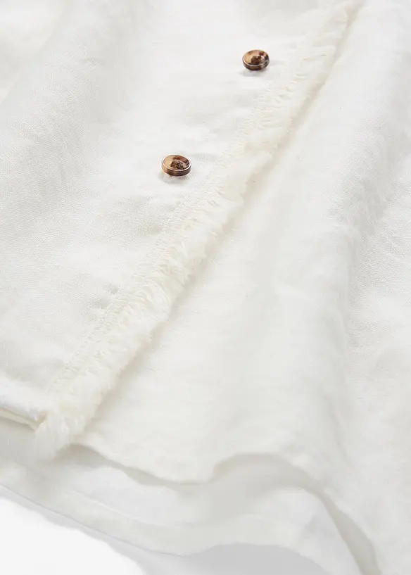 Chemisier tunique 100% lin, bonprix