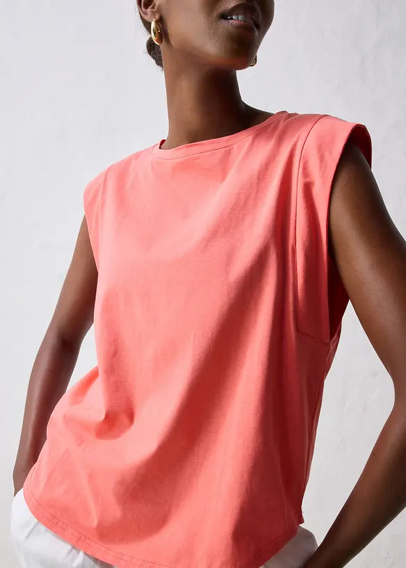 T-shirt coton et soie, bonprix