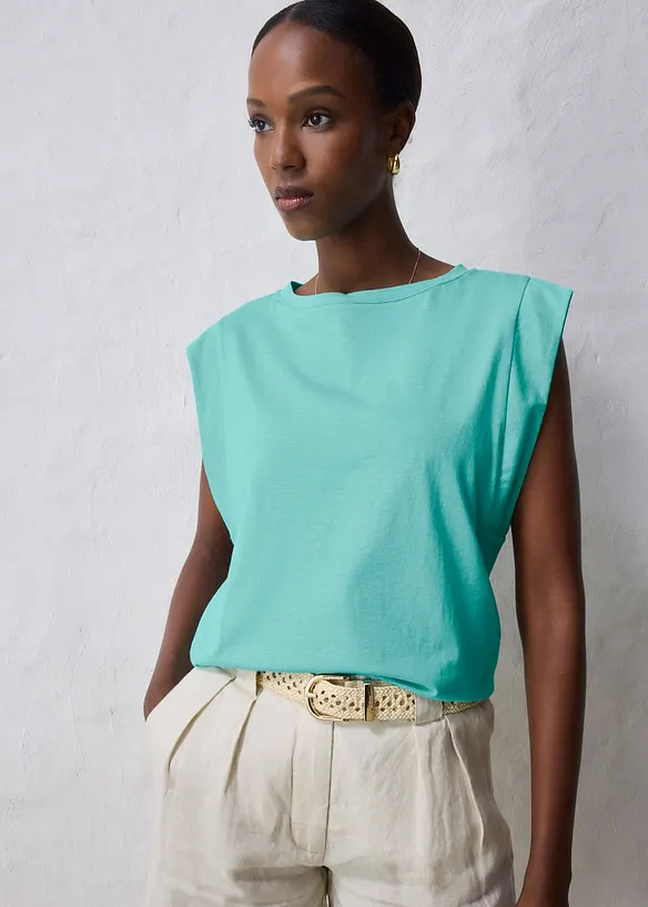 T-shirt coton et soie, bonprix