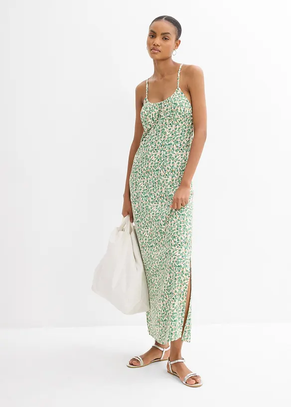 Robe à bretelles en viscose fluide, bonprix