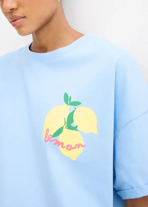 T-shirt oversize 100% coton, bonprix