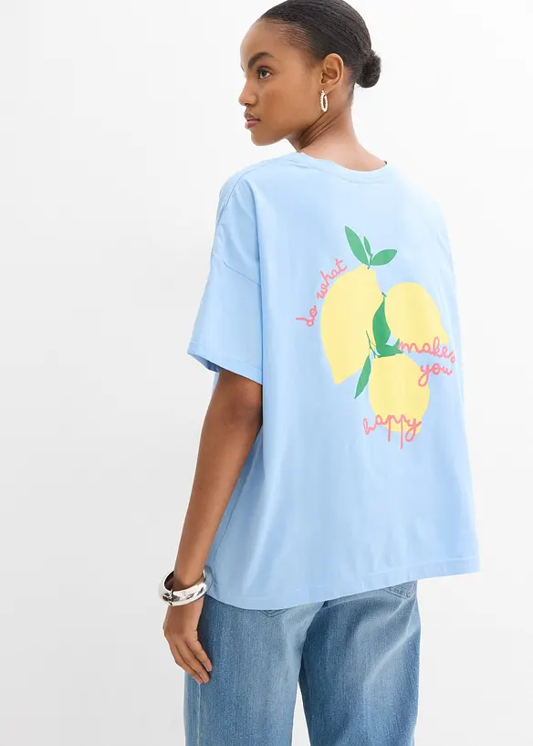 T-shirt oversize 100% coton, bonprix