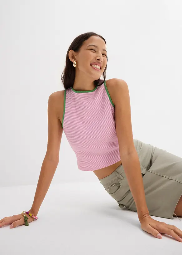 Débardeur 100% coton, bonprix