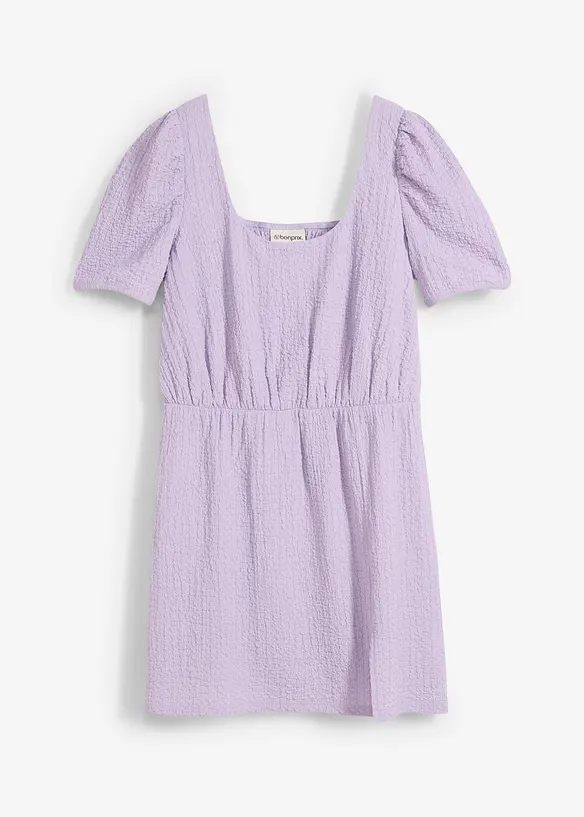 Robe en jersey cr&ecirc;pe textur&eacute;, bonprix
