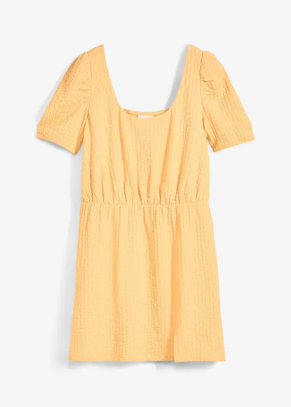 Robe en jersey cr&ecirc;pe textur&eacute;, bonprix