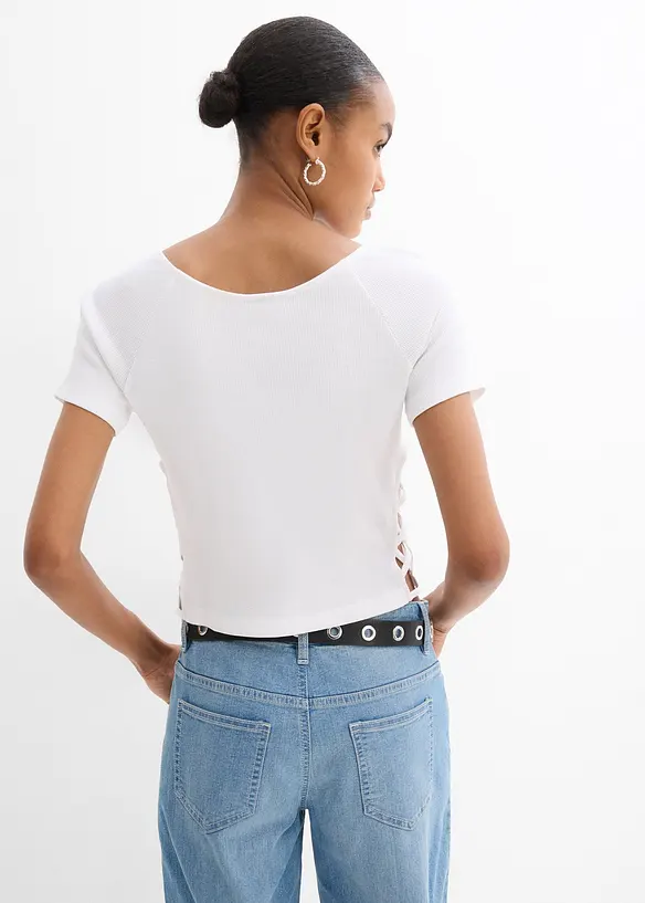 T-shirt ajust&eacute; 100% coton, bonprix