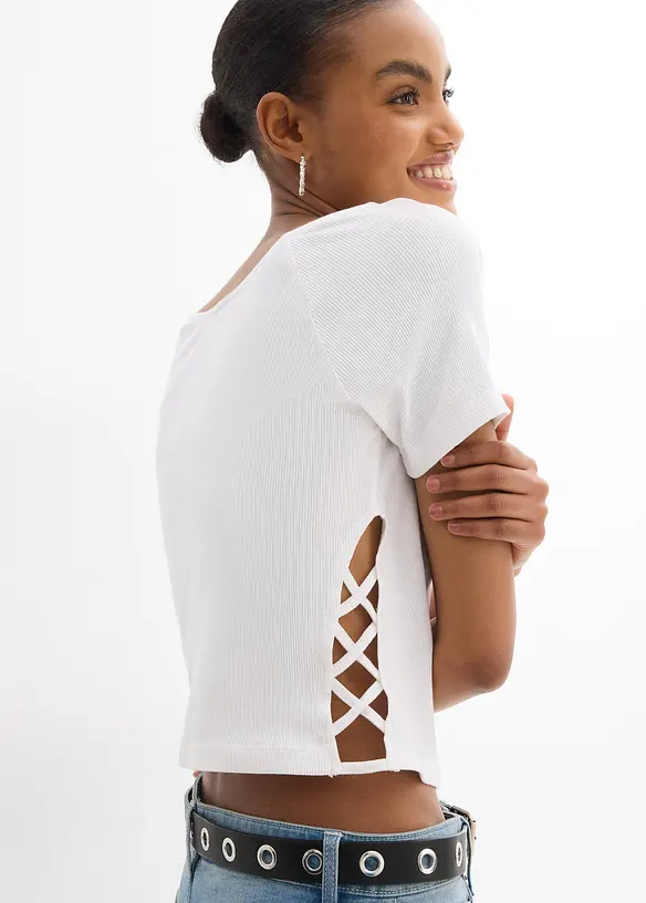 T-shirt ajust&eacute; 100% coton, bonprix