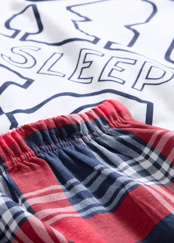 Pyjashort 100% coton à manches courtes, bonprix