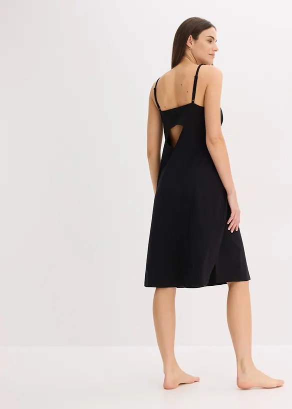 Nuisette à bretelles fines avec décolleté orné de dentelle, bonprix