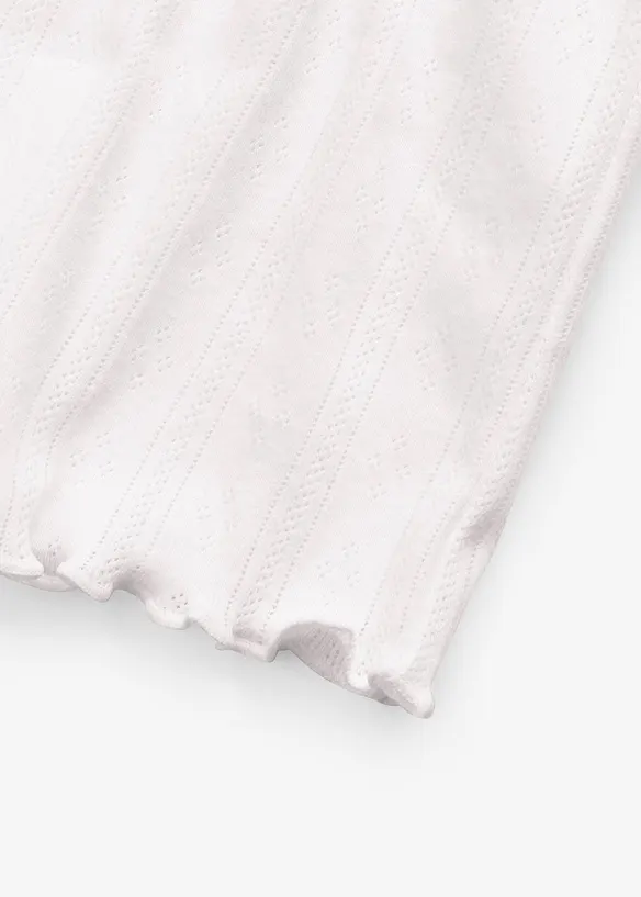 Pyjashort en jersey pointelle, bonprix